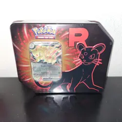 Pokemon TCG Factory Sealed Destined Rivals Team Rocket Tin - Persian - Image 4