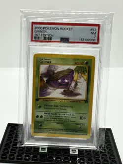 2000 Pokemon Rocket Grimer 1st Edition PSA 57/82 - Image 1
