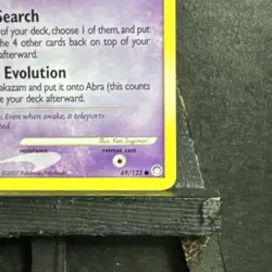 Abra Mysterious Treasures Pokemon TCG 69/123 Diamond & Pearl Common MP - Image 4