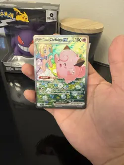 2025 Pokemon Journey Together Lillie's Clefairy EX SIR #184/159 - Image 4