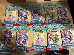 Pokemon TCG Journey Together Booster Pack Lot Of 10 - Image 2