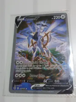 POKEMON BRILLIANT STARS ARCEUS V 166/172 SWSH09 ALTERNATE FULL ART - Image 1