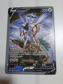 POKEMON BRILLIANT STARS ARCEUS V 166/172 SWSH09 ALTERNATE FULL ART - Image 2