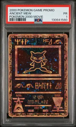 2000 POKEMON GAME MOVIE POKEMON 2000 MOVIE ANCIENT MEW PSA 1 - Image 1
