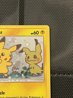 Pokemon TCG SM162 Pikachu and Mimikyu Sun and Moon Black star promo - Image 3