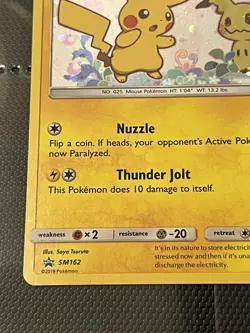 Pokemon TCG SM162 Pikachu and Mimikyu Sun and Moon Black star promo - Image 4