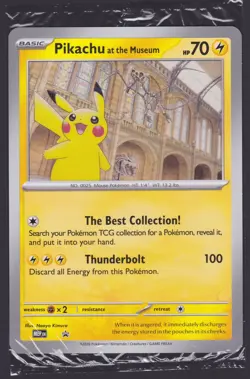 Pokemon x Natural History Museum Pikachu at the Museum Jumbo - Ready to Go ✅ - Image 3