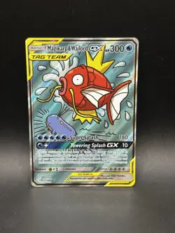 2019 Pokemon Magikarp & Wailord GX Alternate Full Art 161/181 LP/NM - Image 1