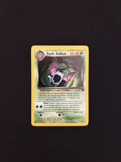 Pokemon TCG Dark Golbat 7/82 Team Rocket Holo Rare Unlimited WOTC Vintage - Image 1
