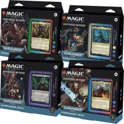 Magic the Gathering MtG Warhammer 40K Commander Decks - Deck Set of 4 - Image 1