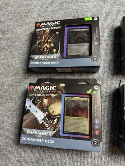 Magic the Gathering MTG Warhammer 40k Commander Deck Set of 4 Factory Sealed - Image 5