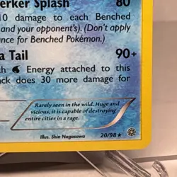 Gyarados - Cosmos Holo - Ancient Origins 20/98 Rare Promo Pokemon Card LP - Image 3