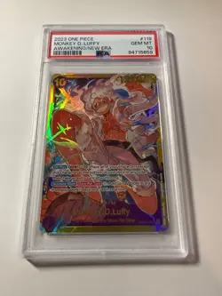 Monkey D Luffy OP05-119 SEC PSA 10 One Piece Card Game Awakening Of The New Era - Image 2