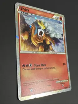 Entei HGSS20 Promo HeartGold SoulSilver Pokemon Card Holo Foil Rare LP/NM - Image 5