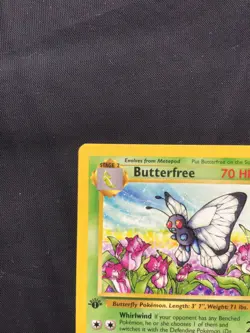 Pokemon Cards: Jungle 1st Edition Uncommon: Butterfree 33/64 - Image 2