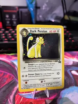 Pokemon TCG Dark Persian Promo 1999-2000 #17 Rare Holo Card Near Mint Condition - Image 1