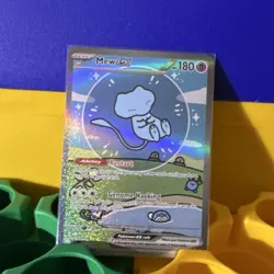 Pokemon Mew EX Full Art Holo 180 HP Psychic Basic EX English Card - Image 1