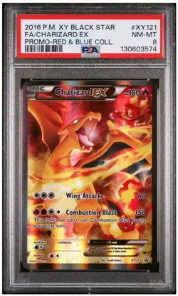 Charizard EX XY121 XY Holo PSA Grade 8 Unbelieveable Card!!! - Image 1