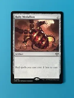 Ruby Medallion (Near Mint) - MTG Commander Masters - CMM 405 - Image 1