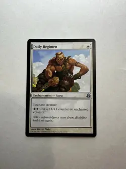 Daily Regimen LP Morningtide Magic The Gathering Mtg Lightly Played Enchantment - Image 1