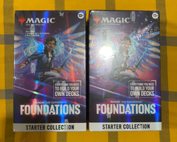 Lot of 2 Magic: The Gathering Foundations Starter Collection Boxes, New, Sealed - Image 1
