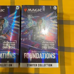 Lot of 2 Magic: The Gathering Foundations Starter Collection Boxes, New, Sealed - Image 2