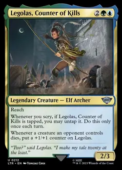 MTG Elf Commander Deck LOTR - Legolas, Counter of Kills - Image 1