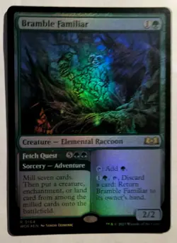 Bramble Familiar, Wilds of Eldraine Foil - MTG RARE - Image 1