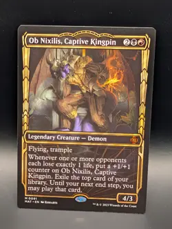 MTG - Ob Nixilis, Captive Kingpin - SHOWCASE - MAT #91 - Mythic - NM - Image 1
