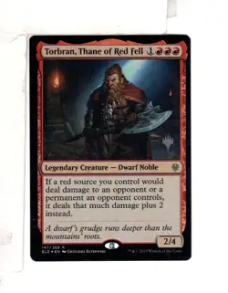 MTG SkeenAB Torbran Thane of Red Fell PACK PROMO FOIL from ELD. NM. - Image 1