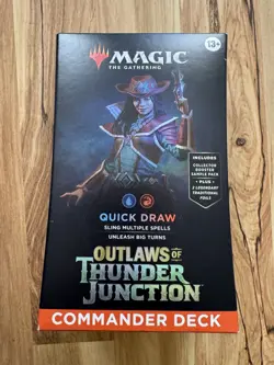 Magic The Gathering: Outlaws of Thunder Junction Quick Draw Commander Deck - New - Image 1