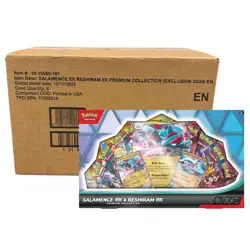 Pokemon TCG Salamence & Reshiram ex PREMIUM COLLECTION BOX CASE Sealed 6 Boxes - Image 1