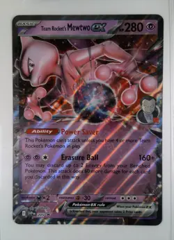 Team Rockets Mewtwo ex 205 ex Pokemon TCG JUMBO Team Rocket's Mewtwo ex - Image 1