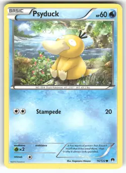 Psyduck XY - BREAKpoint Common Pokemon Lightly played - Image 1