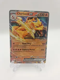 Pokemon TCG Charizard EX 006/165 Scarlet & Violet 151 Double Rare Mint Condition - Image 1