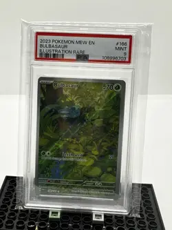 2023 Pokemon Mew en Bulbasaur Illustration Rare PSA 9 - Image 1