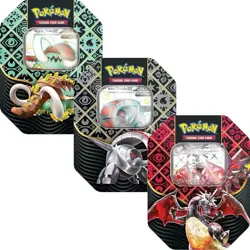 Pokemon TCG Paldean Fates Tins - Complete Set of 3 Brand New & Sealed - Image 1