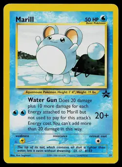 Pokemon WoTC Promo 29 Marill Vintage - Image 1