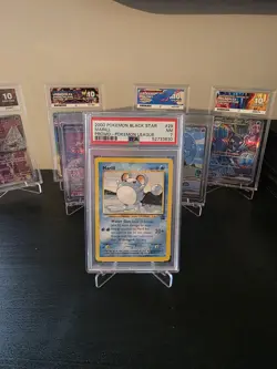 2000 Vintage Pokemon Card Rare Black Star Promo Marill #29 - WOTC PSA 7 Graded - Image 1