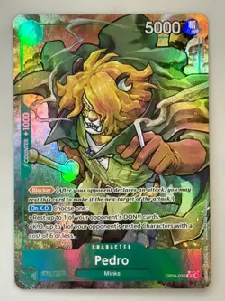 ONE PIECE OP-08 TWO LEGENDS PEDRO ALTERNATE ART OP08-030 ENGLISH - NM/MINT - Image 1