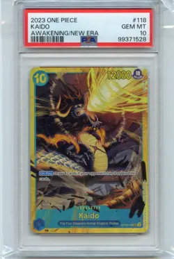 2023 One Piece Awakening Of The New Era Kaido OP05-118 SEC PSA 10 - Image 1