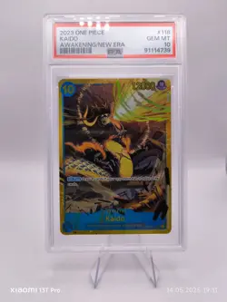 KAIDO ONE PIECE ENGLISH AWAKENING OF THE NEW ERA 2023 OP05-118 PSA 10 - Image 1