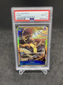 2023 One Piece Awakening Of The New Era Kaido OP05-118 SEC PSA 10 Gem English - Image 1