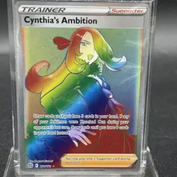 Cynthia's Ambition 178/172 Pokemon TCG SWSH09: Brilliant Stars Secret Rare NM - Image 1