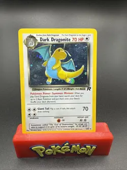 Dark Dragonite 5/82 Team Rocket Holo - LP - Pokemon Card - Vintage - Image 1