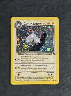 Dark Magneton 11/82 Team Rocket Holo - Pokemon TCG Card WOTC - Image 1