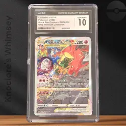 2022 POKEMON VSTAR UNIVERSE FULL ART CHARIZARD VSTAR 212 Graded CGC 10 GEM MINT - Image 1