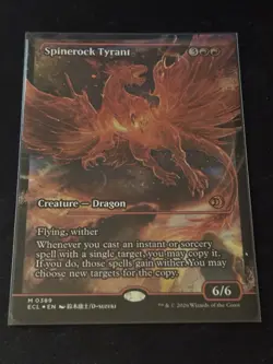Spinerock Tyrant - Showcase Foil - Lorwyn Eclipsed MTG 0389 - Image 1
