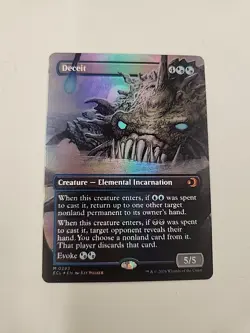 MTG Deceit BORDERLESS FOIL 0293 - Image 1
