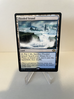 Flooded Strand Rare Land Magic The Gathering Modern Horizons 3 Regular - Image 1